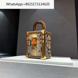 Luxury Designer Brand Сумка Женская 2023 New High-quality Leather Square Box Bag Fashion Hand Crossbody Bag for Women Hot Sale