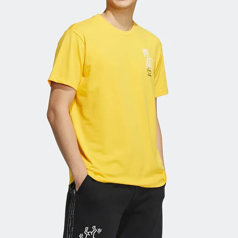 Adidas NEO Multi-functional Casual T-shirt,High-quality Fabric Ensures Comfort. The Unusual Patterns Add Stylish Highlights