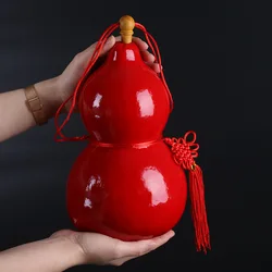 Traditional Gourd Hulu Hulou Calabash Home Table Decor Chinese Pumpkin for Ornament  Figure  Home Decor  Feng Shui Gift