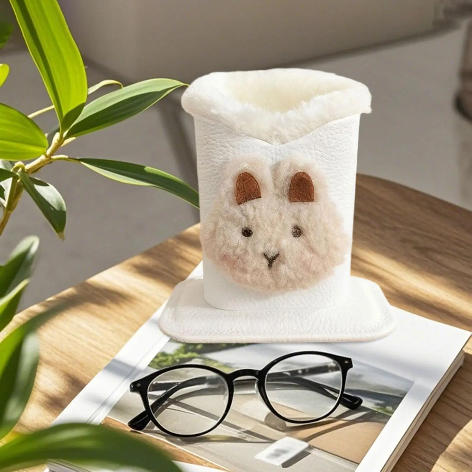 حامل نظارات مبطن بالقطيفة منظم للحمام والمطبخ وحامل نظارات كرتوني هدية متعددة الوظائف وخفيف الوزن #3