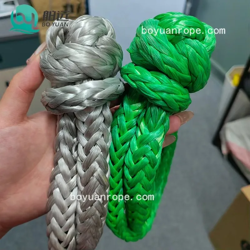 Soft Hook & Loop Custom Diameter Length High Color Strength Smooth Surface Vehicle Off-Road Traction Tool Rope