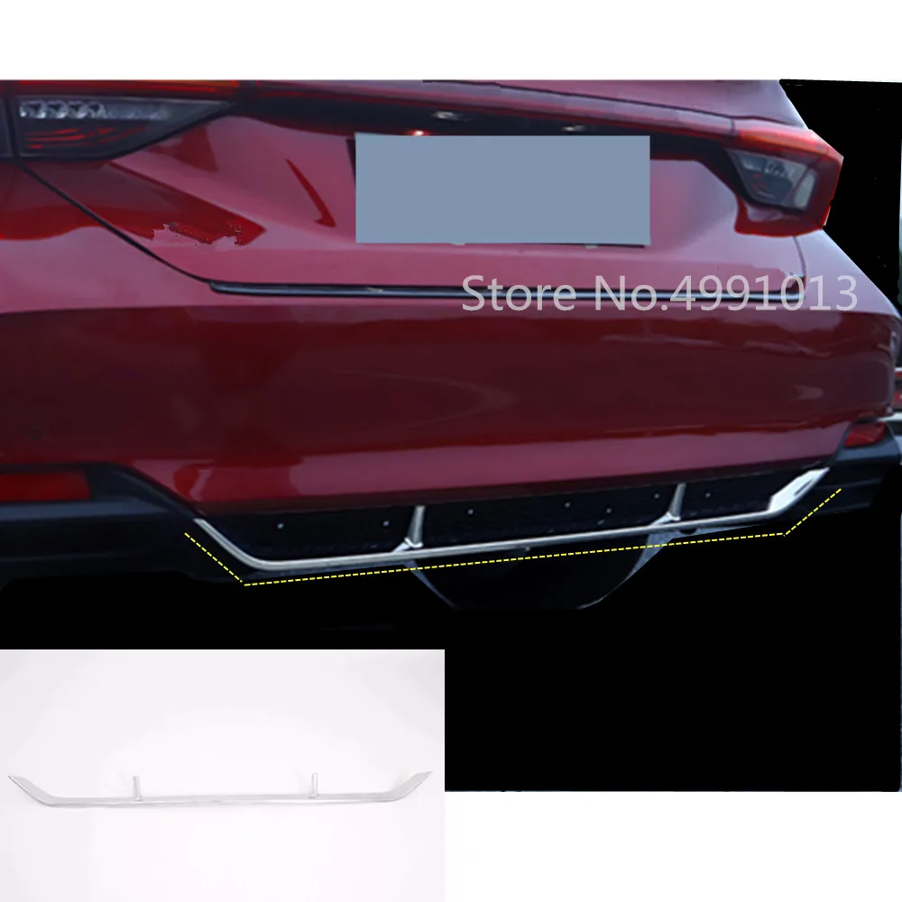 For Toyota Avalon XX50 2018 2019 2020 2021 2022 Car Sticker External Rear Bumper Protector Trunk Trim Cover Plate Panel Frame