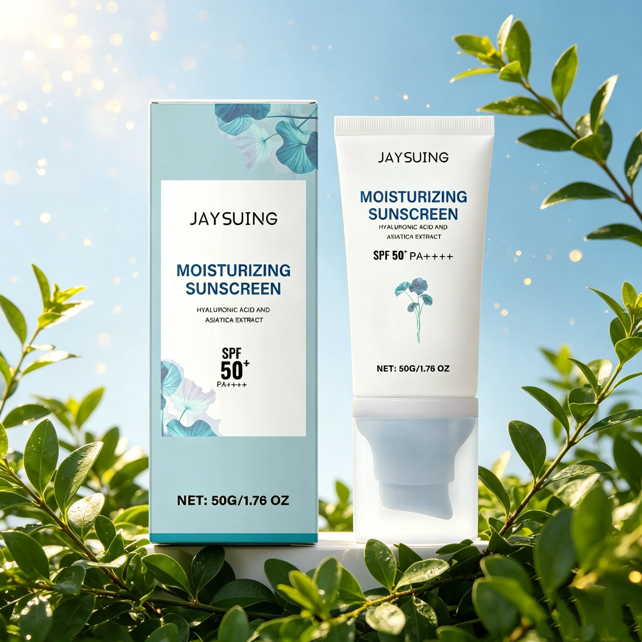 新しい Spf50 + 顔用日焼け止めセンテラプロテクター顔メイク用ボディリフレッシュ保湿日焼け止め防水日焼け止めクリーム 1
