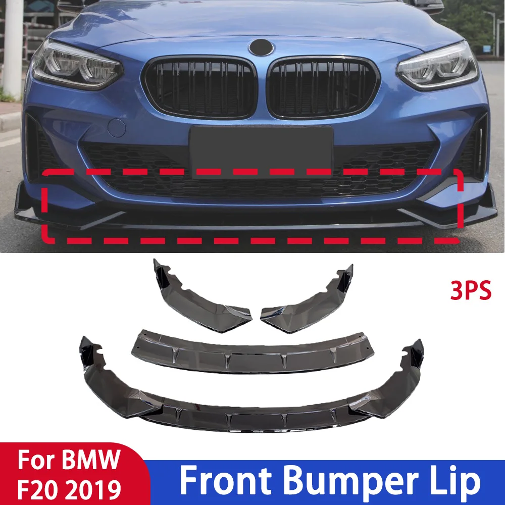 

Front Bumper Lip Chin Guard Decoration Tuning Exterior Part Body Kit Diffuser Styling Facelift For BMW F20 2019