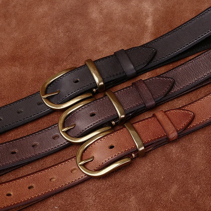 

Retro Buckle Wide Leather Belt Unisex Fashion Casual Men's Waistband