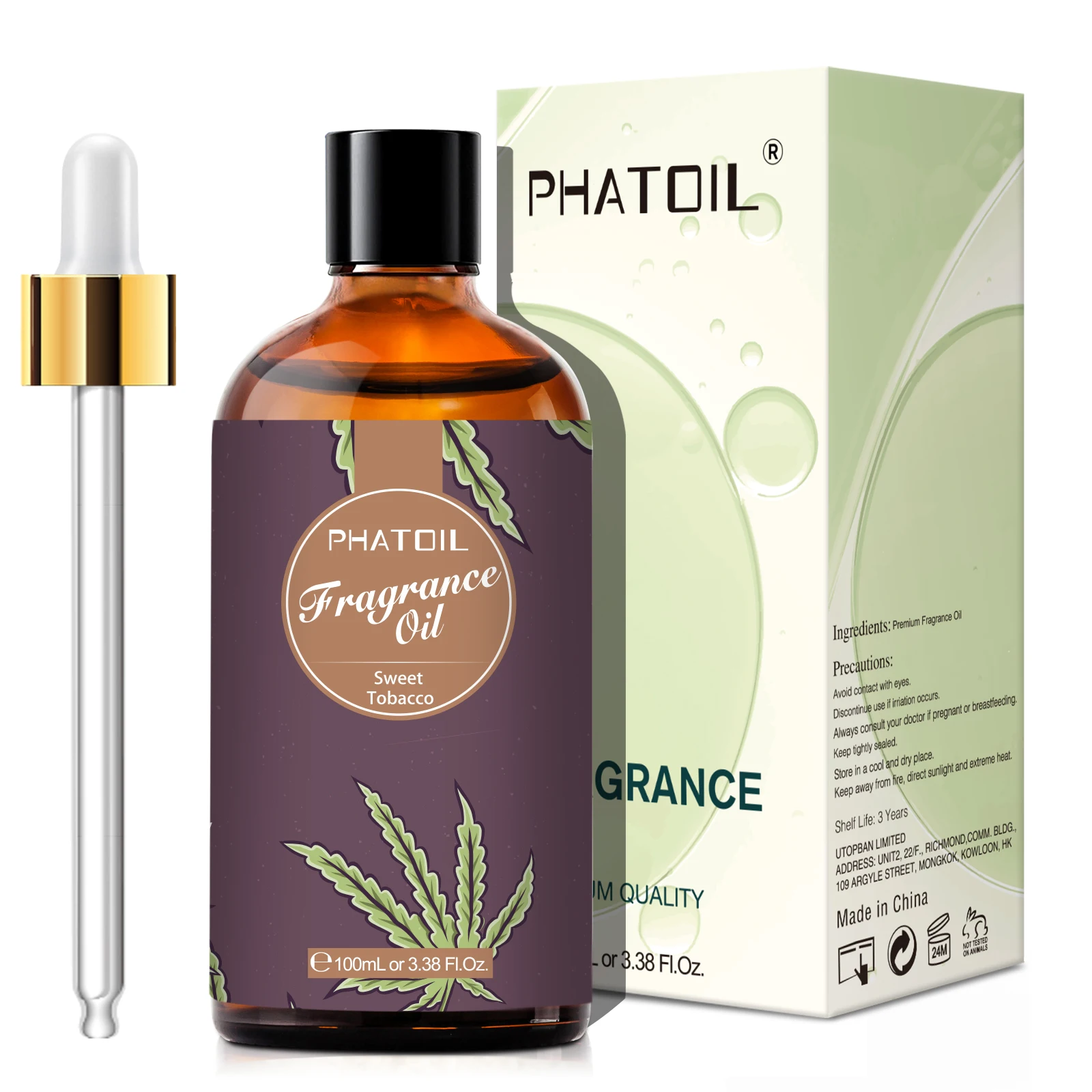 Phatoil 100ml óleos de fragrância de baunilha de coco pêssego pepino melão doce laranja óleos essenciais para umidificadores vela sabão fazendo