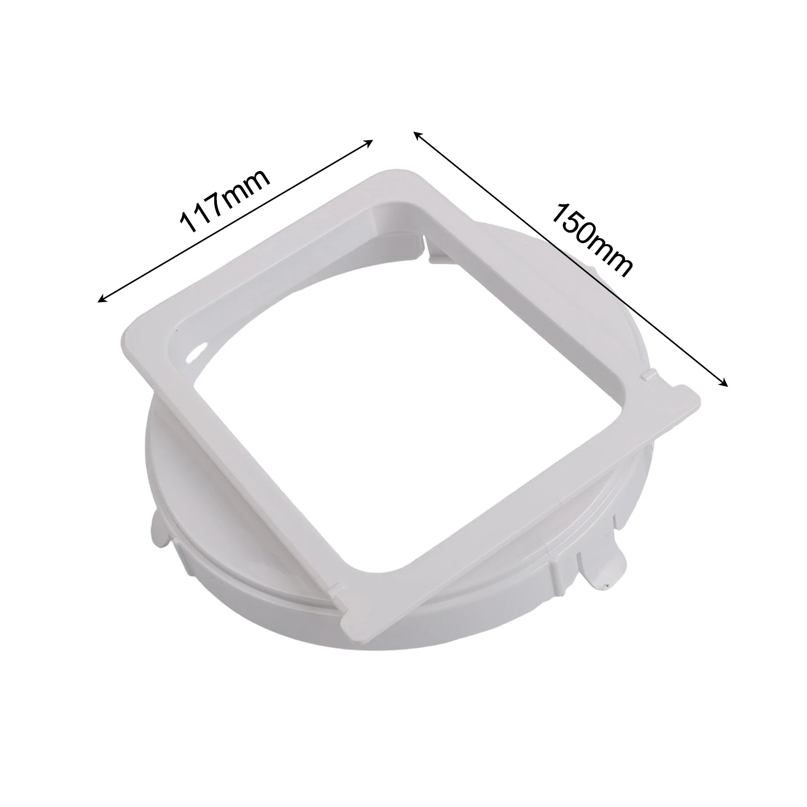 For Comfee Portable Air Conditioner Hose Adapter with Square to Round Interface 5 9 Inch Diameter Exhaust Pipe Body Connector