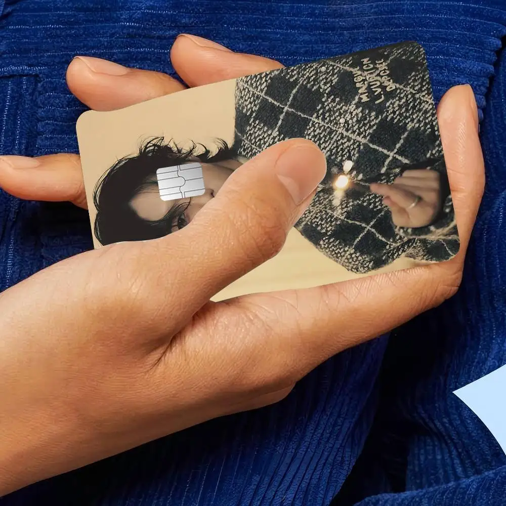 1 قطعة المغني الرائع F-felix Diy بها بنفسك بطاقة الخصم الائتمان ملصق الطرف ملصق الديكور مقاوم للماء رقاقة صغيرة بطاقة الجلد ملصق