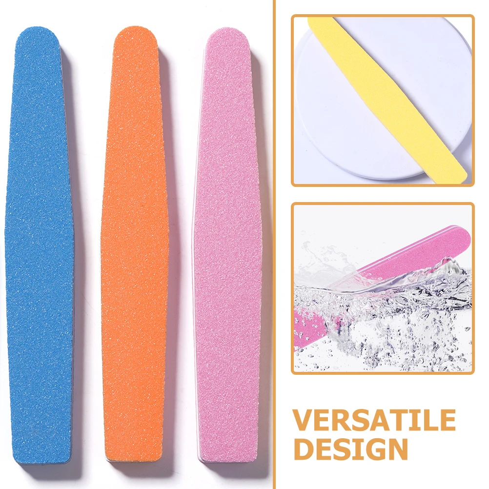 

10Pcs Nail Files Beautiful Portable High Grade Material for Filing Smoothing Shaping Salon Personal Use Nail File Buffers