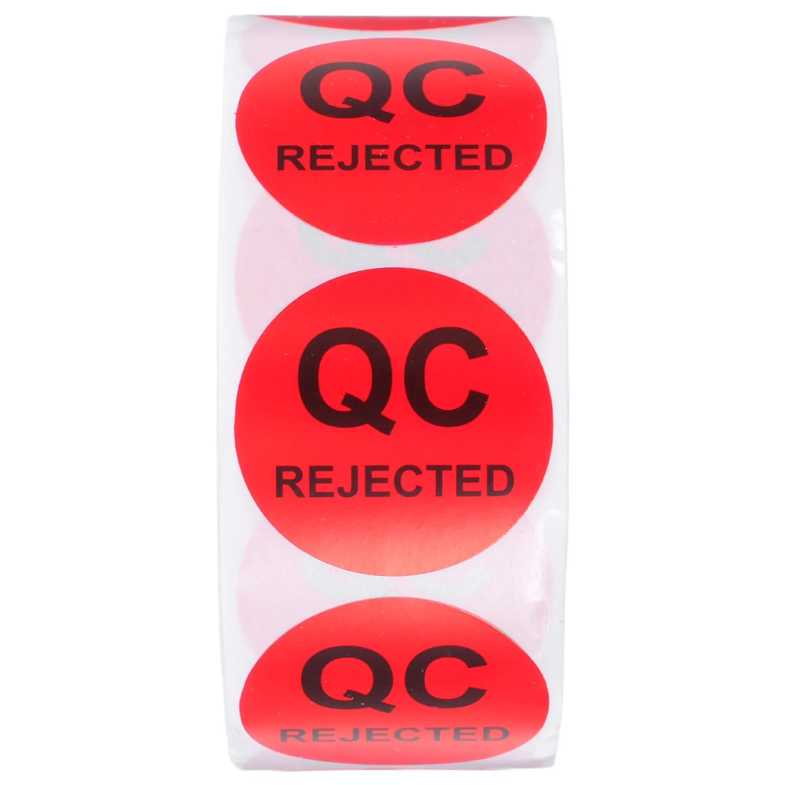 

Round Qc Inspection Labels Stickers 1 Roll Adhesive Coated Paper for Warehouse Shipping Quality Control Inventory Management