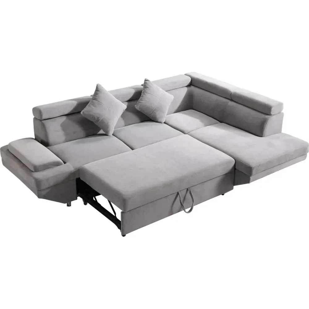 Sectional Sofa Sleeper Bed Sofas for Living Room Furniture Set Sofa Set Corner Sofa Fabric Contemporary Upholstered