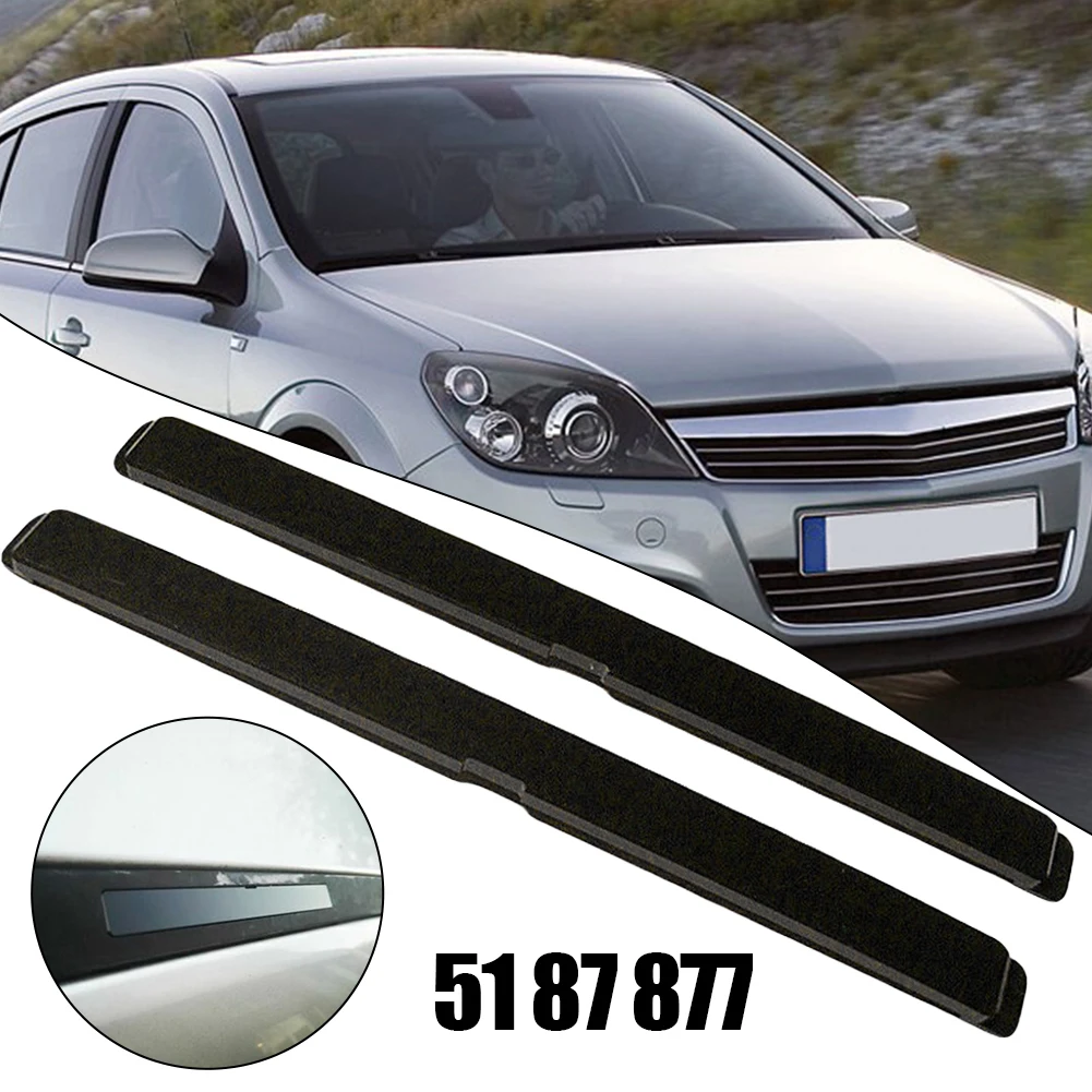 2pcs Plastic Cover Roof Carrier For Opel Astra H 51 87 877 51 87 878 Front and rear Car Stickers Decoration Accessories