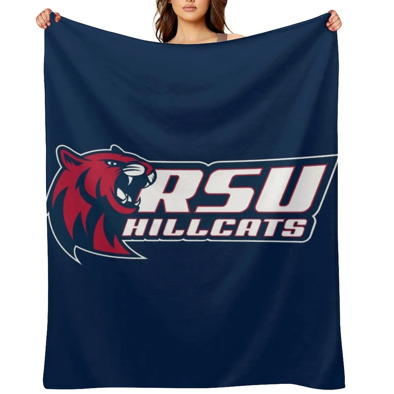 

Rogers State Hillcats Throw Blanket heavy to sleep Decorative Beds Multi-Purpose Warm Blankets