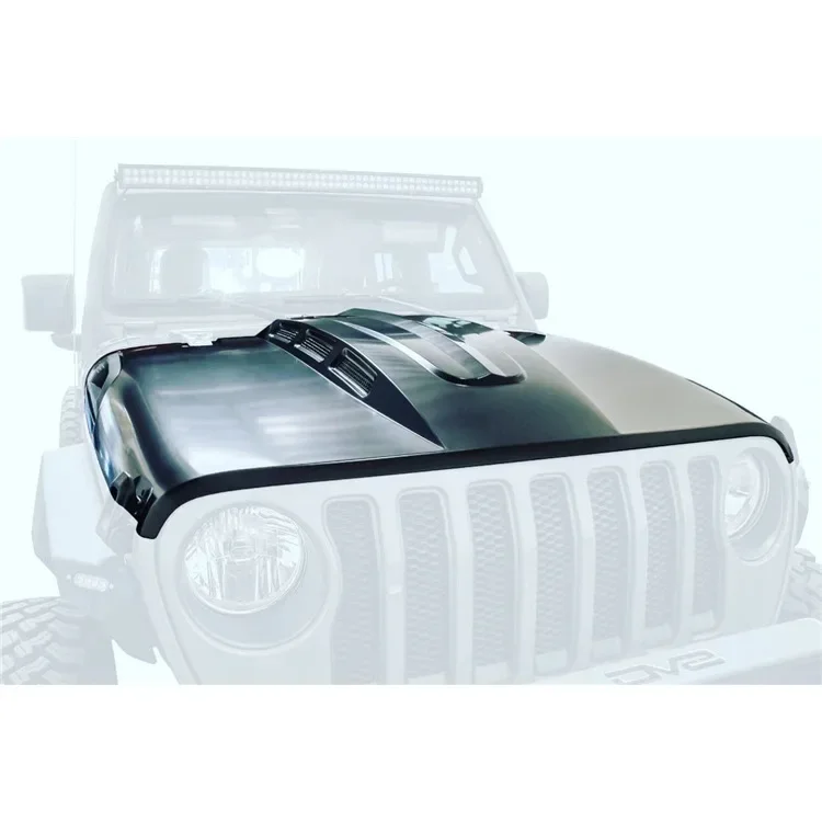 ThinkWell Hot Selling Black Color OFF Road Car Hood Bonnet