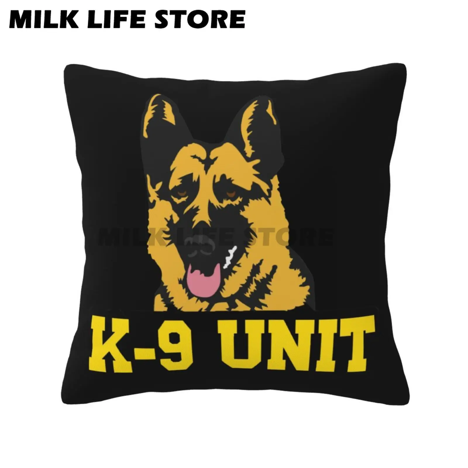 

K-9 Team K9 Unit Malinois Logo Pillowcase Manga Cute Girl Backpack Cojines Garden Printed Office Pillow Covers Decorative