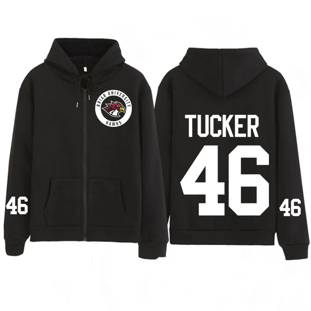 

2026 Off Campus TV Series Couple Style Zipper Hoodies Tucker 46 Briar University Clothing Fashion Funny Wears Fleece Streetwear