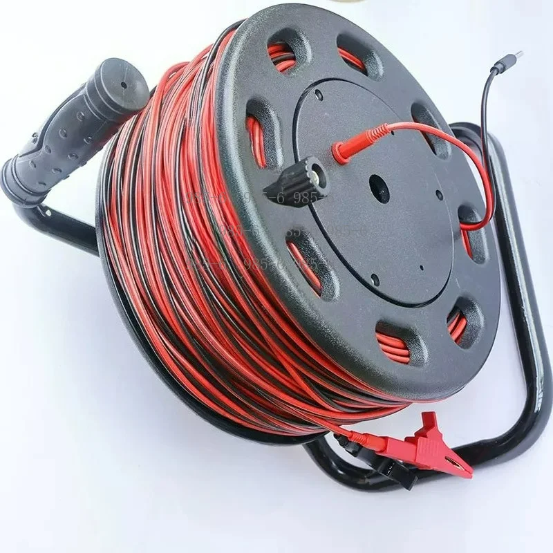 Ground Resistance Detection Extension Line, 100m Test Wire for Ground Resistance Meter