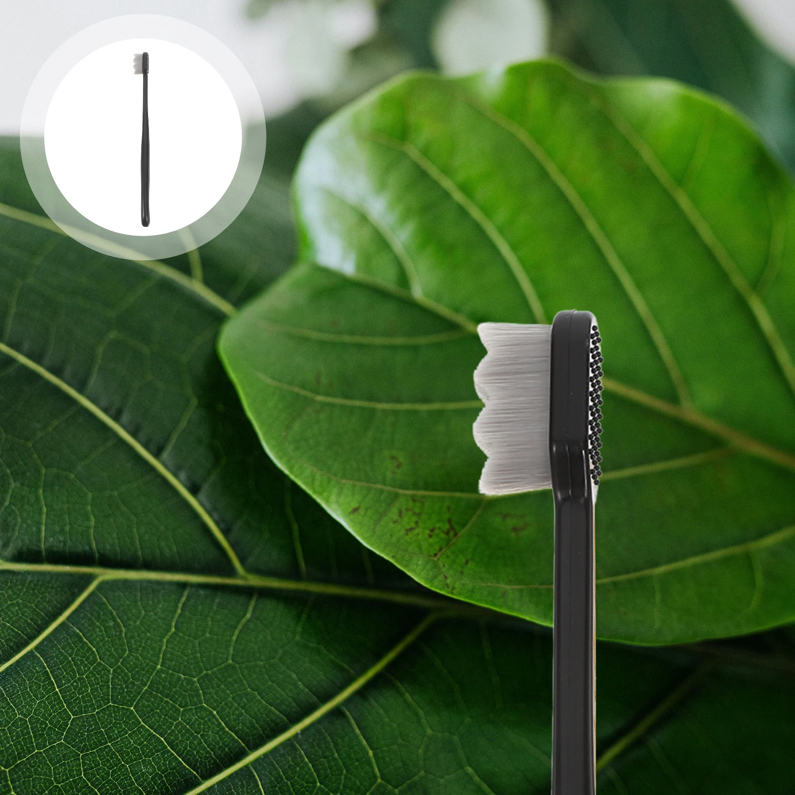 

Bamboo Charcoal Toothbrush Soft Bristles Japan Nano PP Material Portable Travel Reusable Camping Home Manual