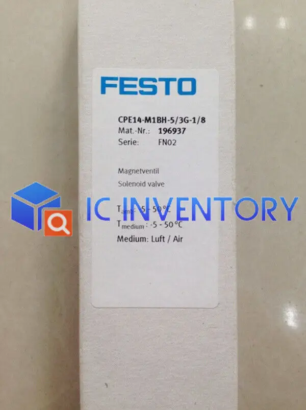 

1PCS New FESTO solenoid valve CPE14-M1BH-5 / 3G-1/8 196937