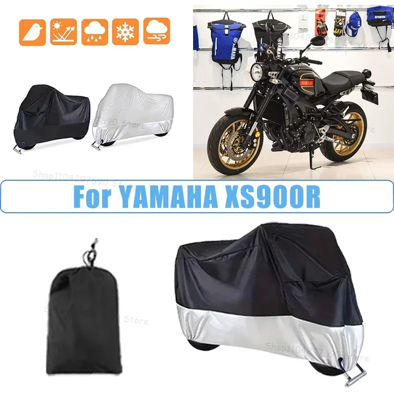 210D Oxford Motorcycle Cover Waterproof All Season UV Protection For YAMAHA XS900R Anti-Tear Windproof Motorbike Cover