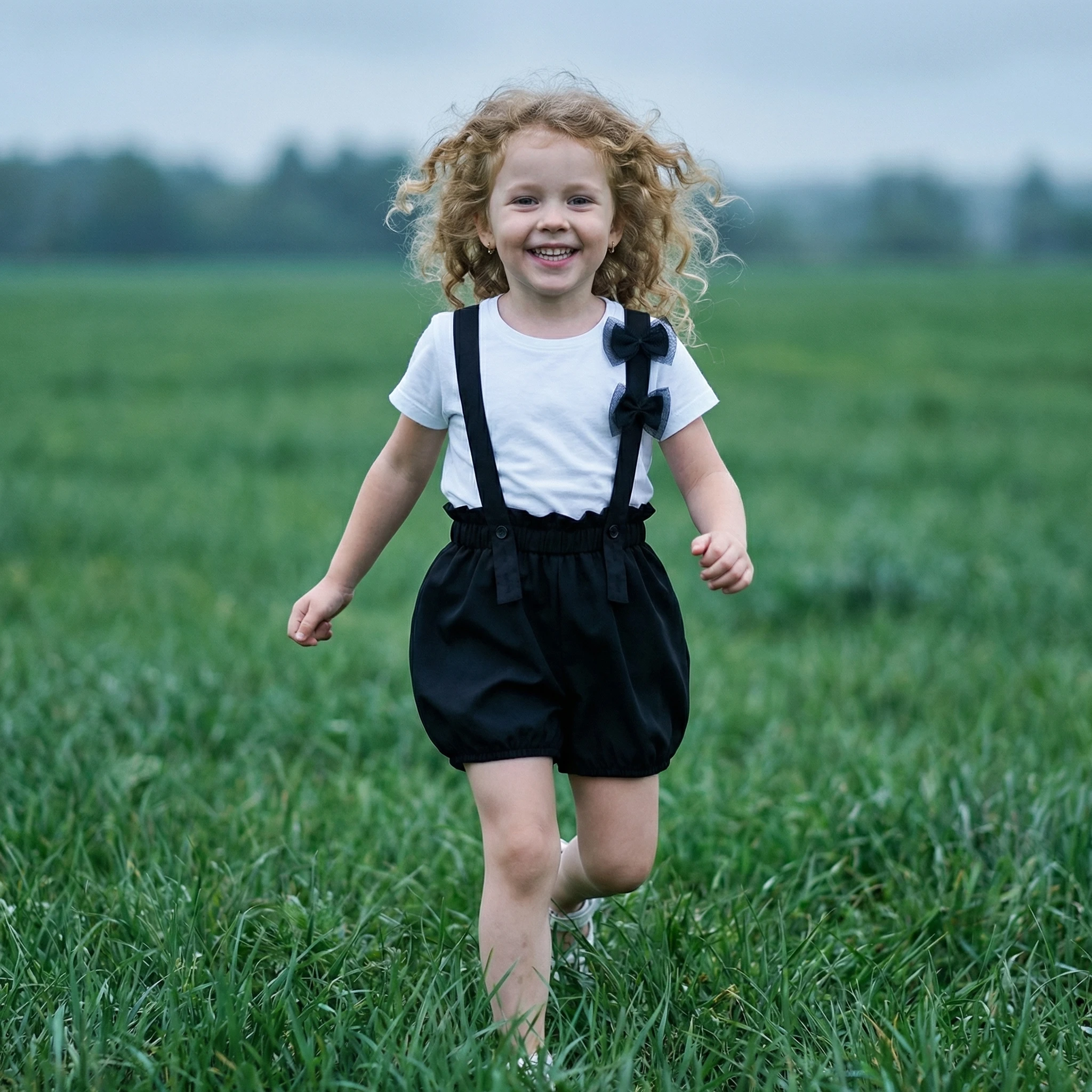 

SeasonSea Girls Plain Overalls Summer Shorts 110-140cm for Breathable Shorts 4-12 Years Old Kids Toddlers Cotton Pants for Girls