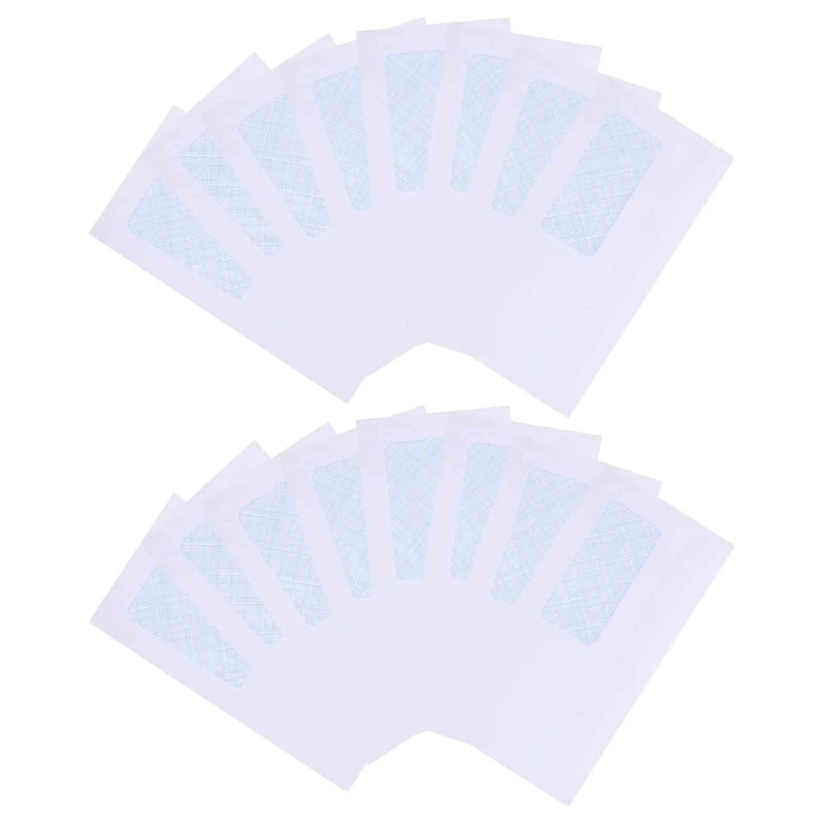 50Pcs Self-Sealing Envelopes Left Window Confidential Business Documents Invitations Simple Elegant Design Storage Envelopes