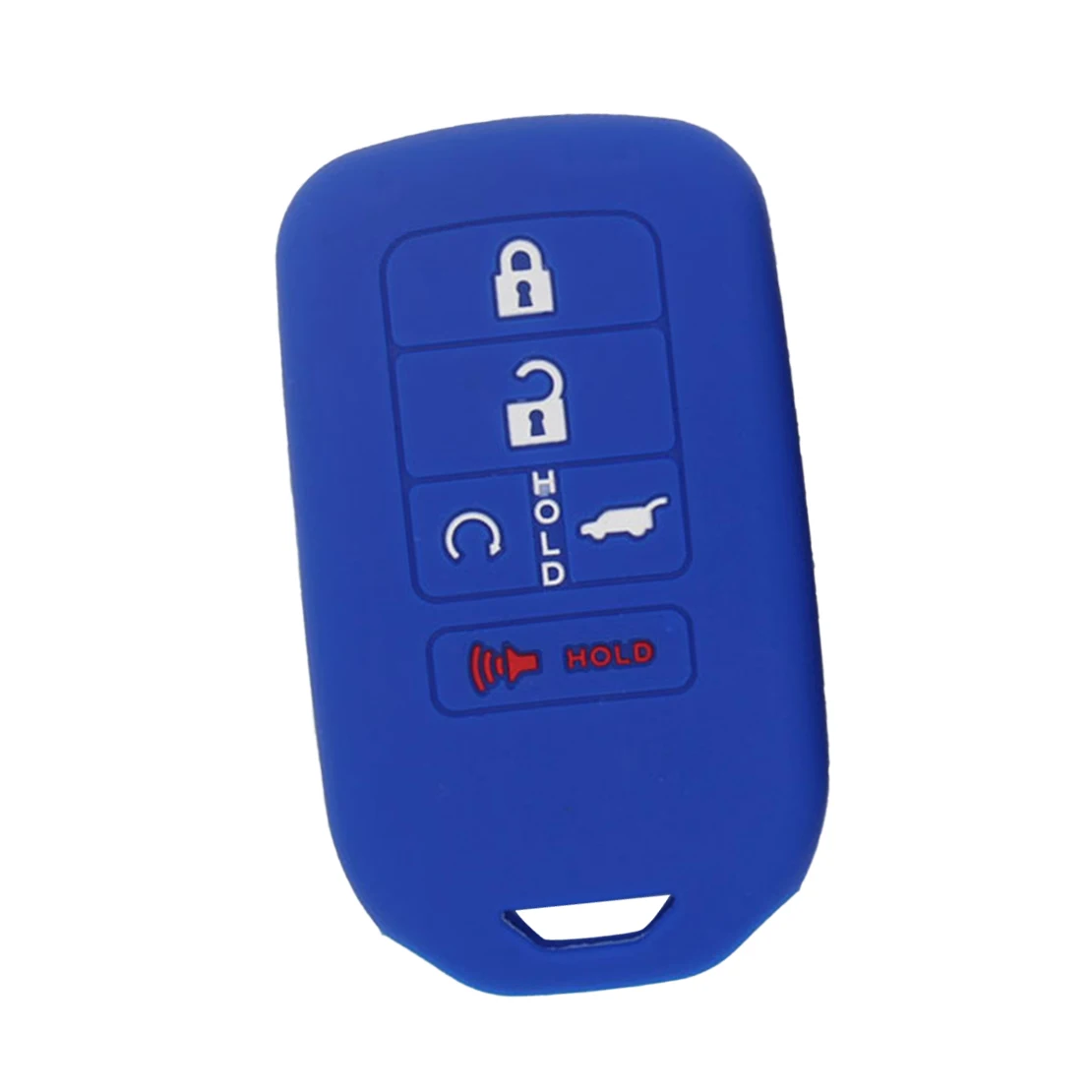 Juste de protection en silicone bleu pour clé à distance de voiture, adaptée pour Honda Civic Accord Pilot, CRV Passport, 2021, 2022, 2023