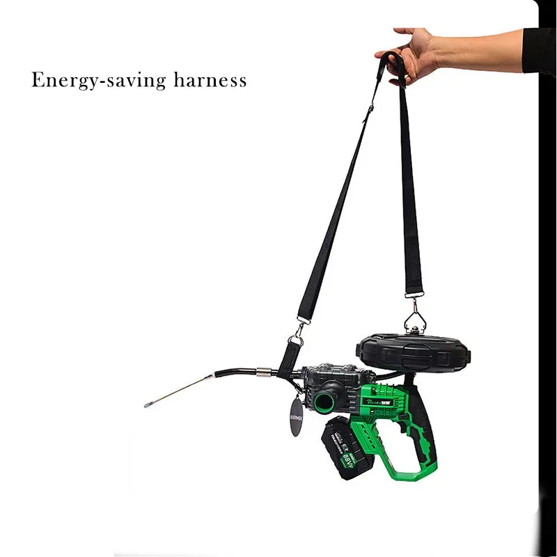 Brushless lithium Automatic Electric Puller Through Wall Wire Threader Threading machine Stringing Wire cable laying machine 30M