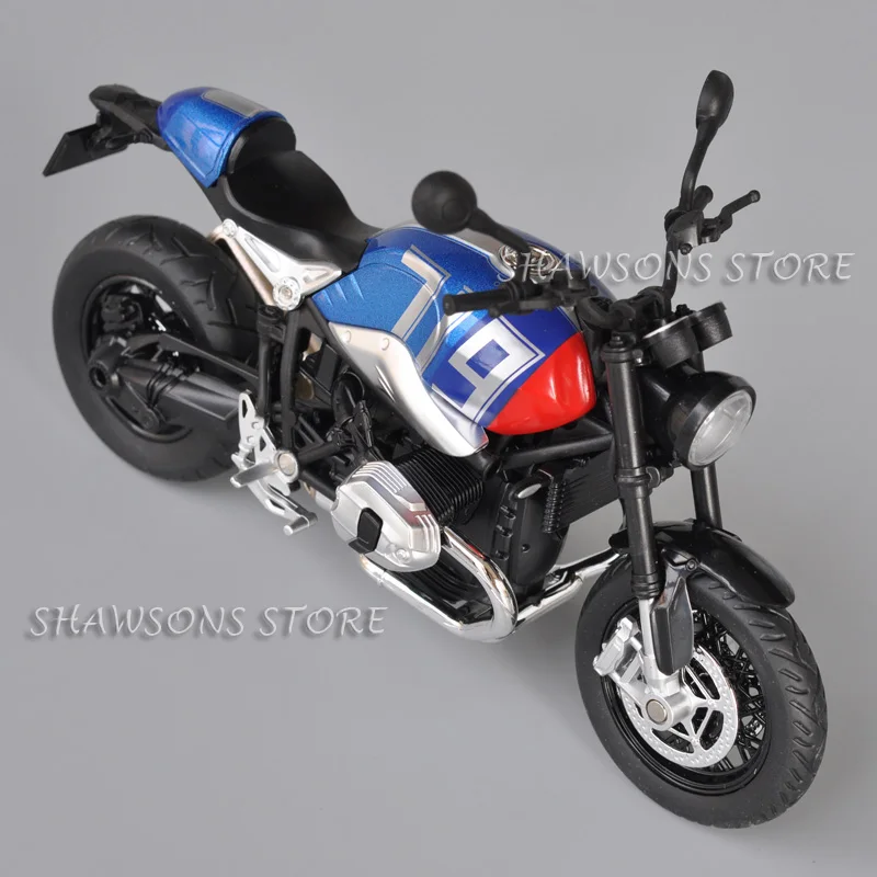 1:12 Scale Diecast Motorcycle Model Toy R NineT 719 Street Bike Miniature Replica