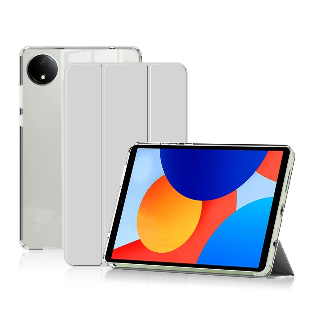 Case For Xiaomi Redmi Pad SE 8.7 2024 New Luxury PU Leather Tri