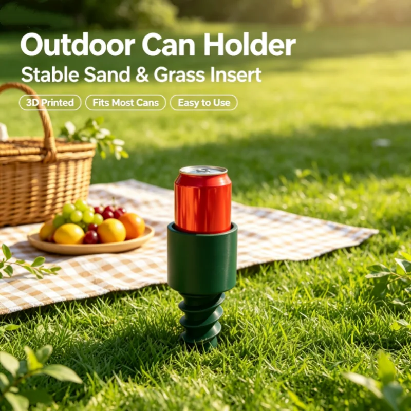 Sand Cup Holder Portable Sand Beach Cup Holder With Twist Drink Stand Outdoor Bottle Stabilizer Multicolor Pocket Cup For Travel