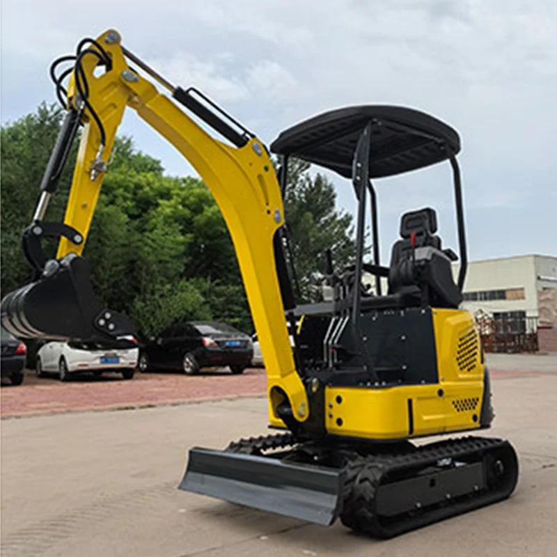 Customized China Hot Sale Mini Excavator Kubota Motor Multifunction Garden small digger Machinary Factory