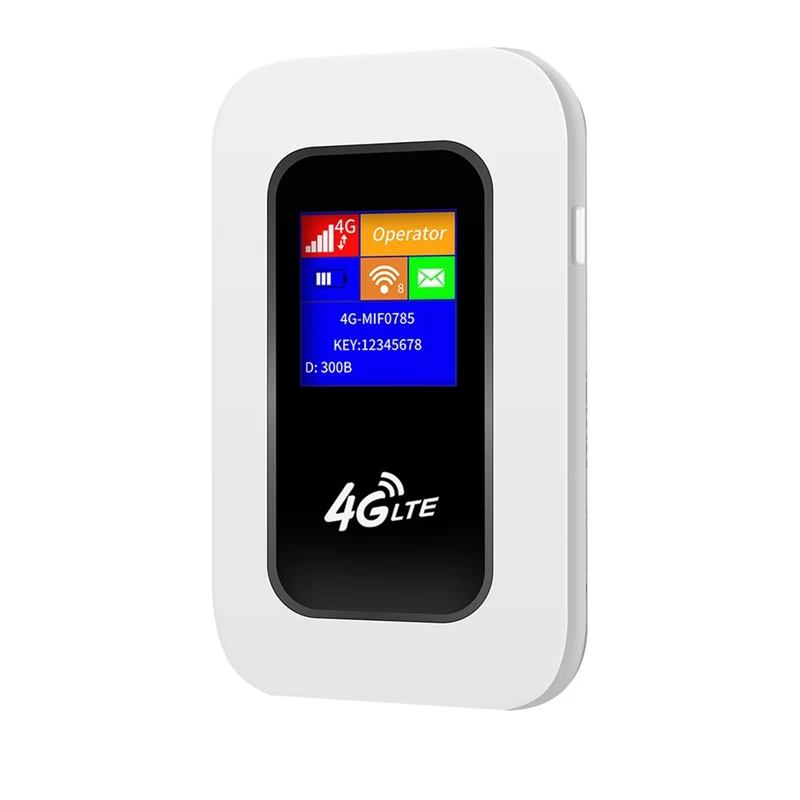 4G Mobile Hotspot Router Pocket MIFI 150Mbps WiFi Router 4G LTE Router WiFi Modem Car Mobile Broadband with Color Screen-A31R