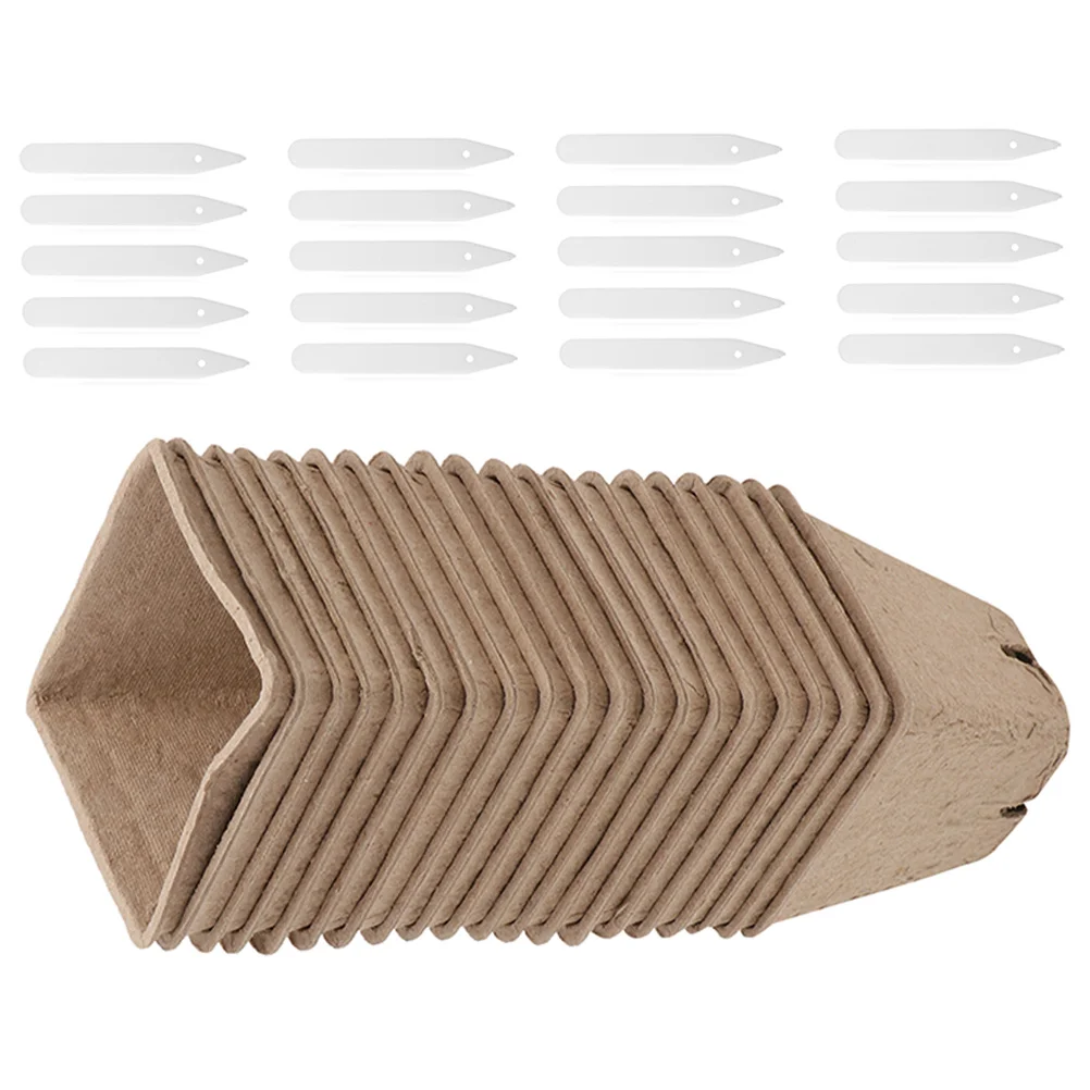 

1 set Paper Flower Pot Biodegradable Plant Nursery Pots For Growing Vegetables Succulents Germination Garden Planting Tools