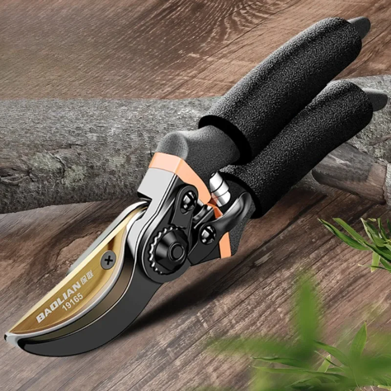 Pruning Branches Scissors Alloy Steel Flower Fruit Tree Shears Garden Pruning Tools Save Labour Rust-proof Portable Hand Tools
