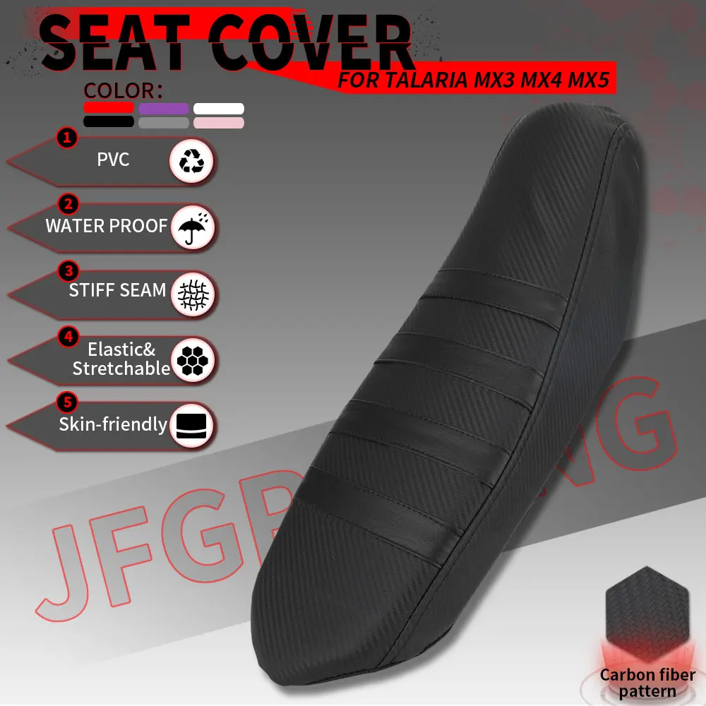 

Мотоциклетный чехол для подушки сиденья из ПВХ, дышащие водонепроницаемые аксессуары для TALARIA Sting MX3 MX4 MX5, электрический велосипед для бездорожья