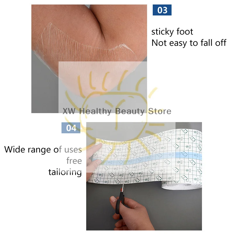 

5m/Roll Waterproof Protective Tattoo Healing Film For Aftercare Bandage Transparent Skin Tattoo Healing Repair Film Wrap Roll