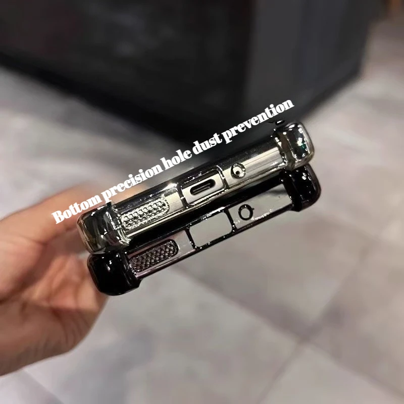 Etui na telefon OPPO A76 A74 A60 A58 A58X A57E A57S A57 A56 A55 A54S A54 4G 5G, chromowane, gradientowe, błyszczące, brokatowe, luksusowe, tylna obudowa