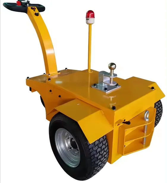 Battery Power Pallet Puller Two Tug Trailer Power Pusher Transport Cart Battery Powered Skate Dolly