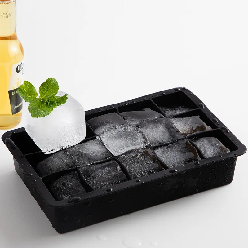 

Ice Mold Silicone Ice Cube Tray Mould Shape Ball 15-Square Soft Silicone Ice Cube Tray Ice Maker Kitchen Barware