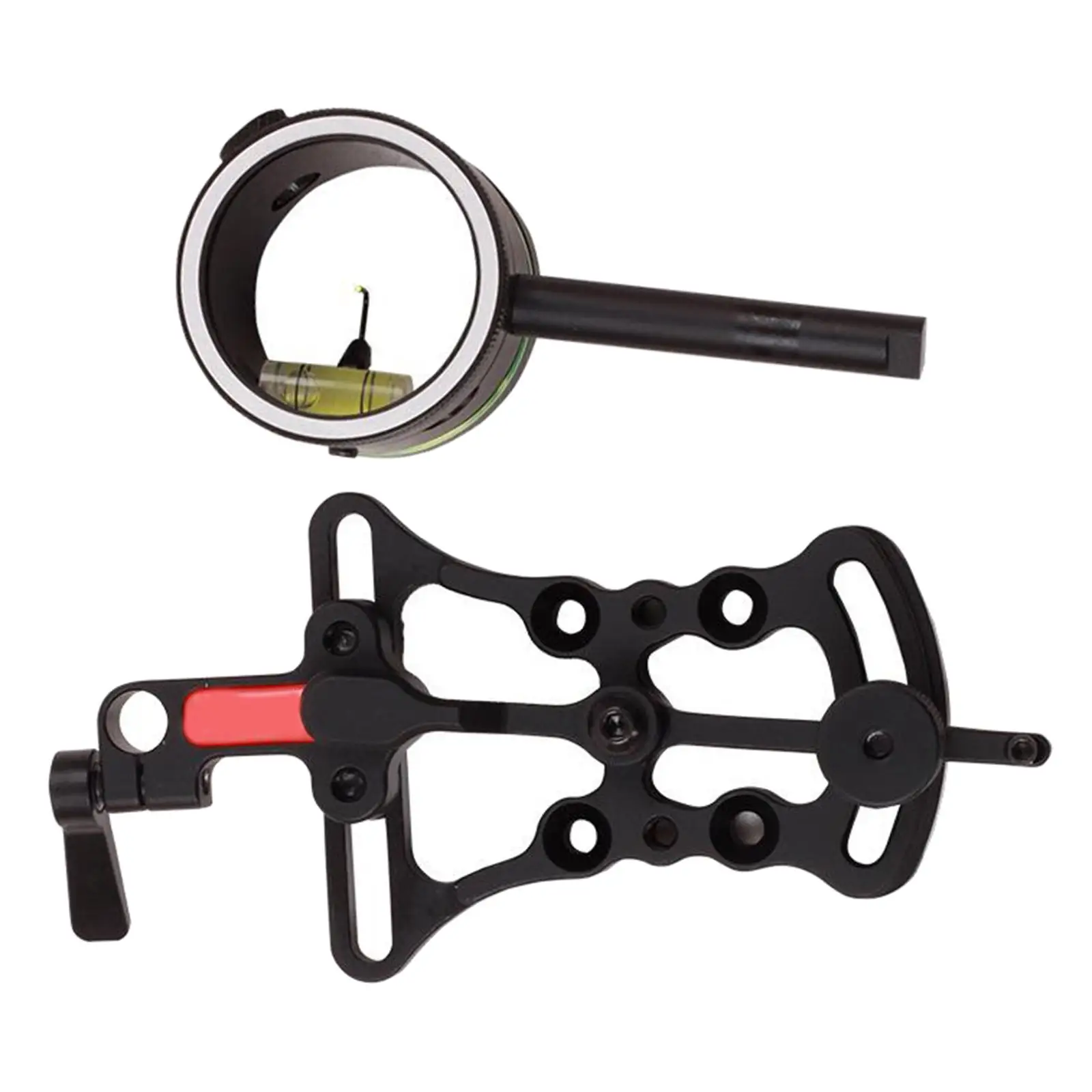 

Micro-Adjust Single Pin Bow Sight Ultralight 1-Pin Slider Compound Bow Sight