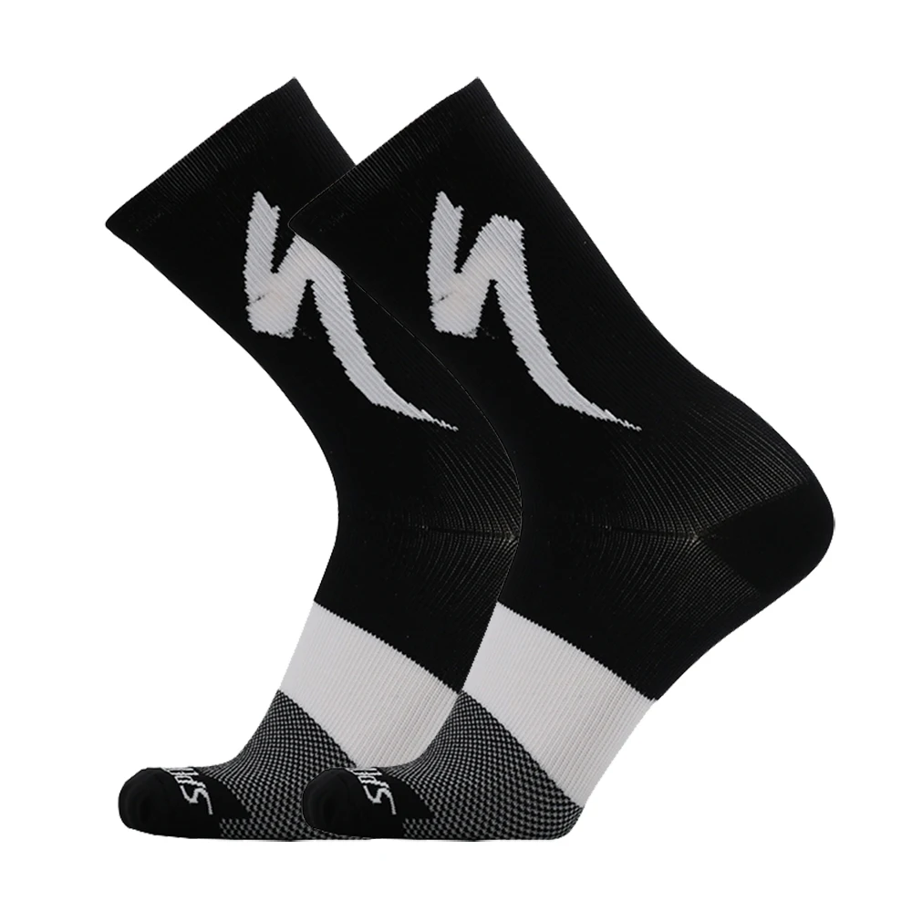 1Pair High Quality Professional Cycling Socks Running Racing Meias Calcetines Ciclismo MTB Football Sport Riding Socks Men Women