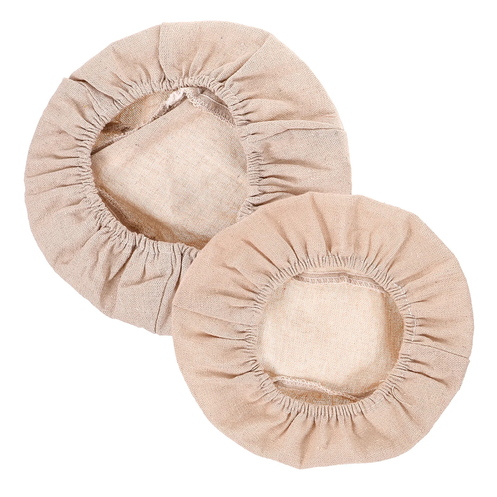 

2 Pcs Rattan Basket Cloth Liner 20x8cm Round 21x15x8cm Oval Ferment Dough Proofing Bread Baking Kitchen Gadgets Pastry Tools