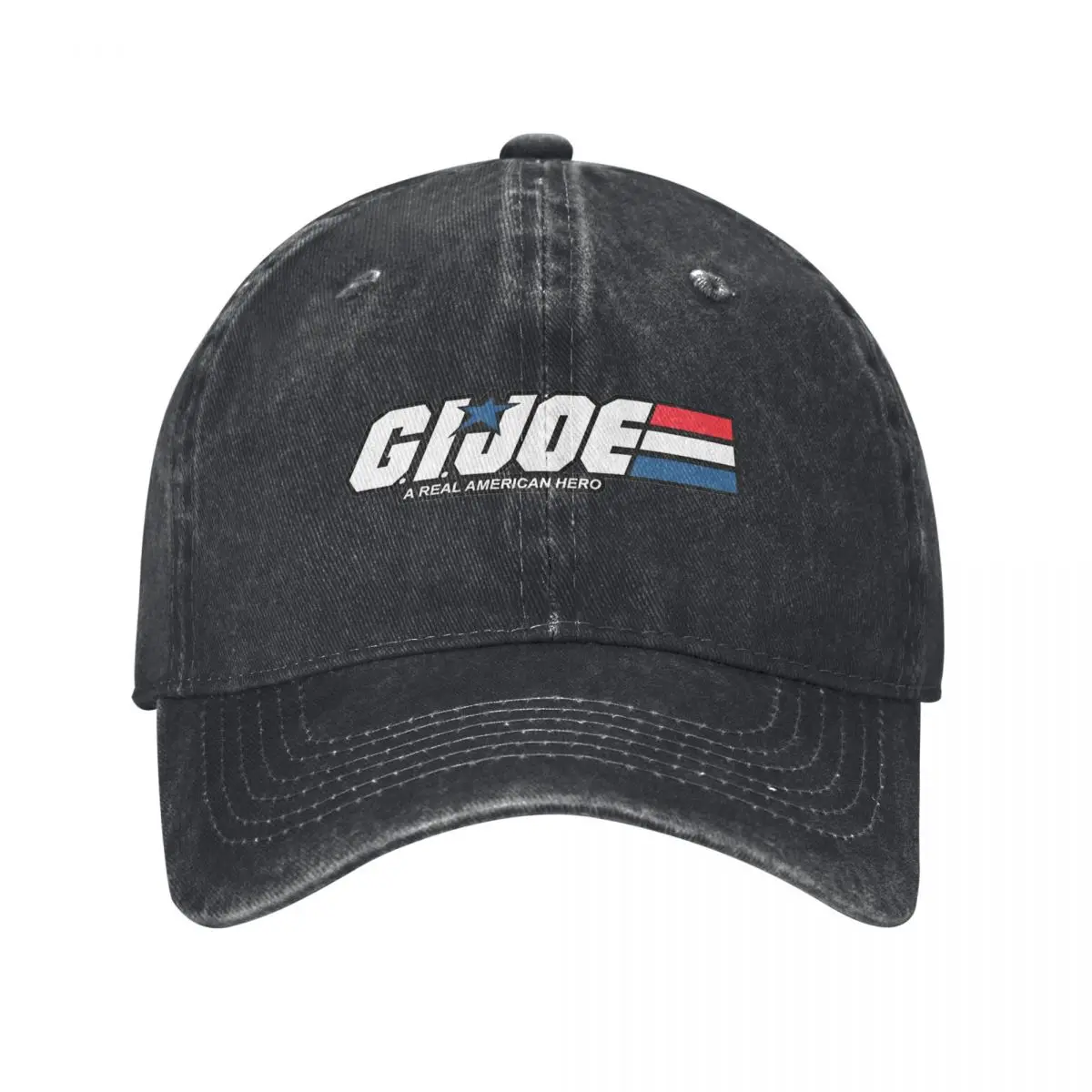 Gi Joe Logo Unisex Baseball Caps Distressed Washed Hats Cap Casual Outdoor All Seasons Travel Snapback Hat