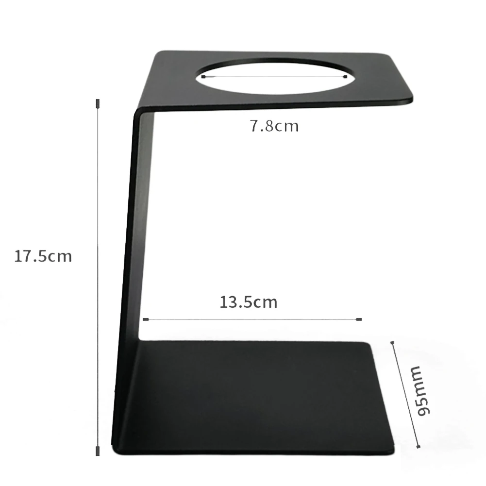 حامل منقط القهوة المخمر يدويًا مع حامل معدني وصينية تنقيط مصممة لتخمير وتنظيف فعال #5