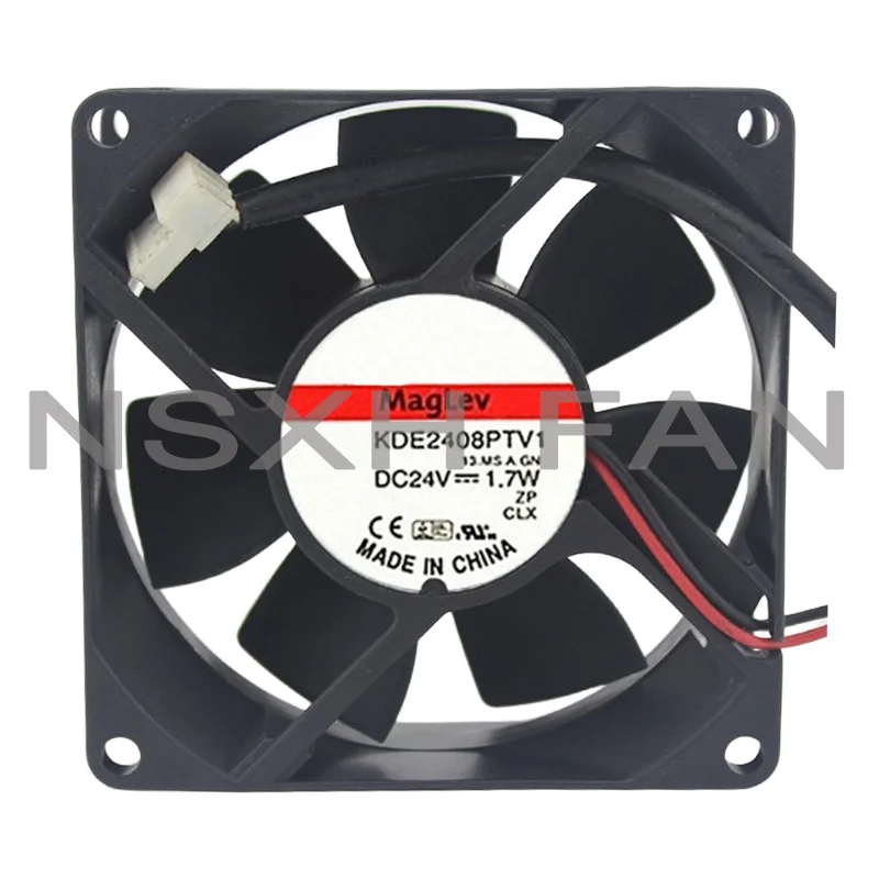 NEW KDE2408PTV18025 24V1.7W Frequency Cooling Fan