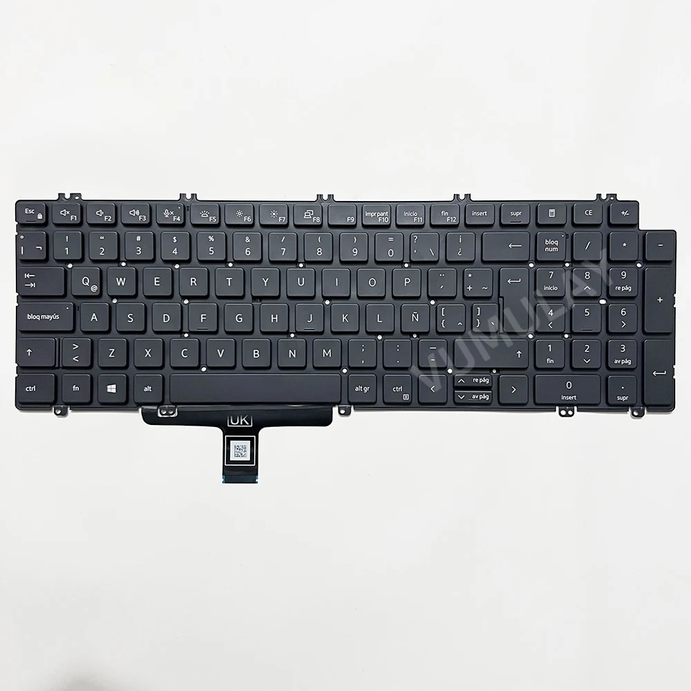 SP/Latin Backlit Keyboard for Dell Latitude 5520 5521 5530 5531 3540 5540  Precision 7770 7780 7670 0TW8VM 0W4MKC 0VG9Y2 0WCDHV