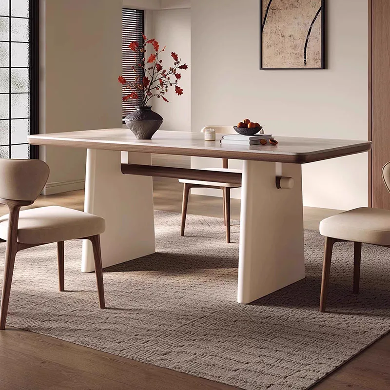 

Modern Hallway Dining Table Restaurant Wood Desk Conference Dining Table Chairs Designer Mesas De Comedor Kitchen Furniture