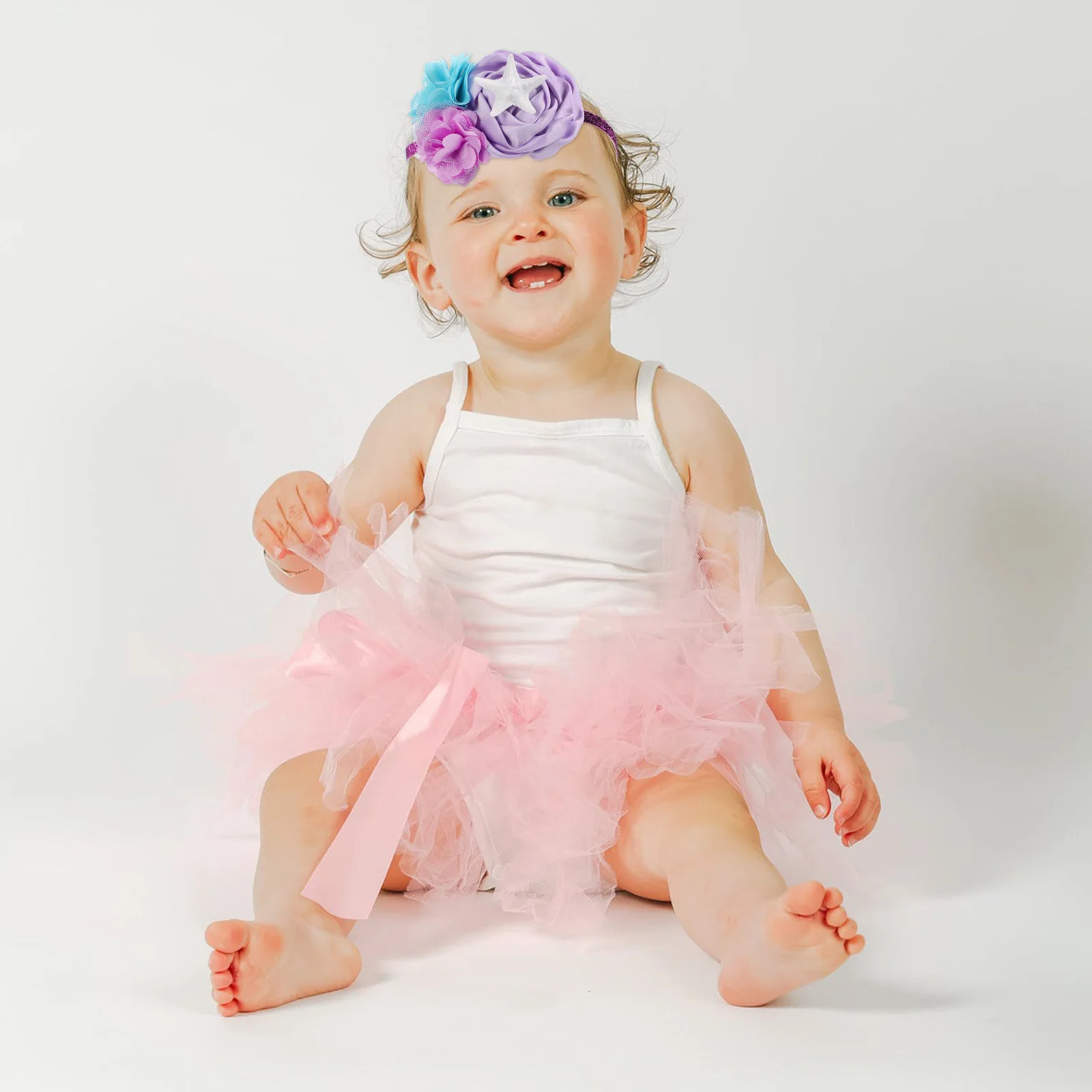 

2Pcs Baby Hairband Set Elastic Bow Headband Soft Cloth Hair Hoop Hair Accessory Kids Headwear Baby Headband Headwear Decor