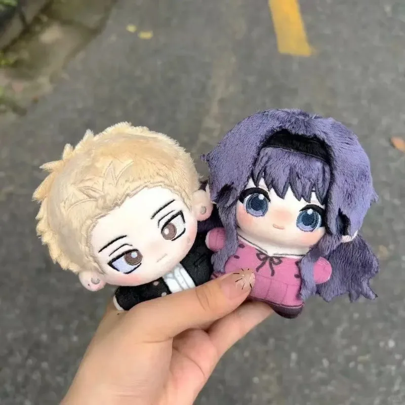 Peluche de 10 cm de Tsumugi Rintaro y Waguri de la serie Anime Fragrant Flowers Bloom, con vestido elegante, suave, de algodón, regalo para niños.